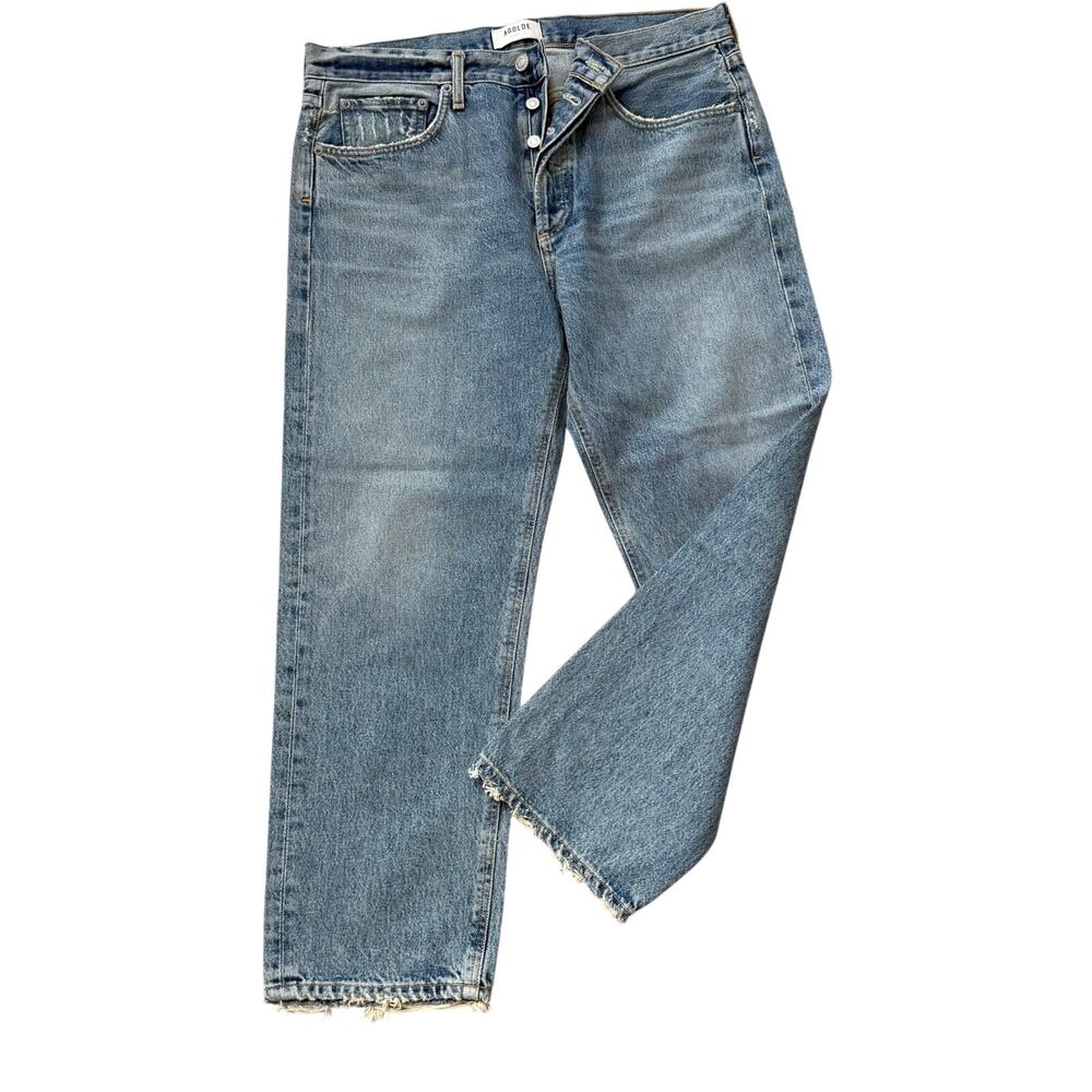 Agolde Parker Jean Size 30 Relaxed Button Fly Cotton Straight